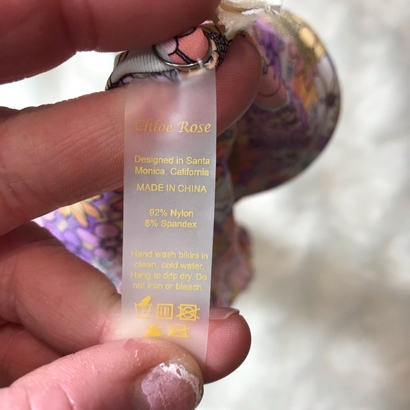 Chloe Rose sexiest floral Sun Chaser monokini - Picture 16 of 16
